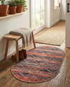 Heritage Elegance Collection Area Rug -  Monticello Oval Multi  lifestyle 50