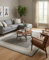 Soho Elegance Collection Area Rug -  Mercer (Gray) Rectangle Gray  lifestyle 11