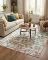 Meadow Breeze Collection Area Rug -  Sunbeam Rectangle Ivory  lifestyle 26