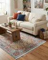 Caribbean Breeze Collection Area Rug -  Xcalak Rectangle Light Blue  lifestyle 6
