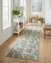 Coastal Terrace Collection Area Rug -  Marina Runner Ivory and Beige  lifestyle 51