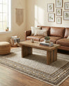 Soho Elegance Collection Area Rug -  Mercer (Beige) Rectangle Beige  lifestyle 17