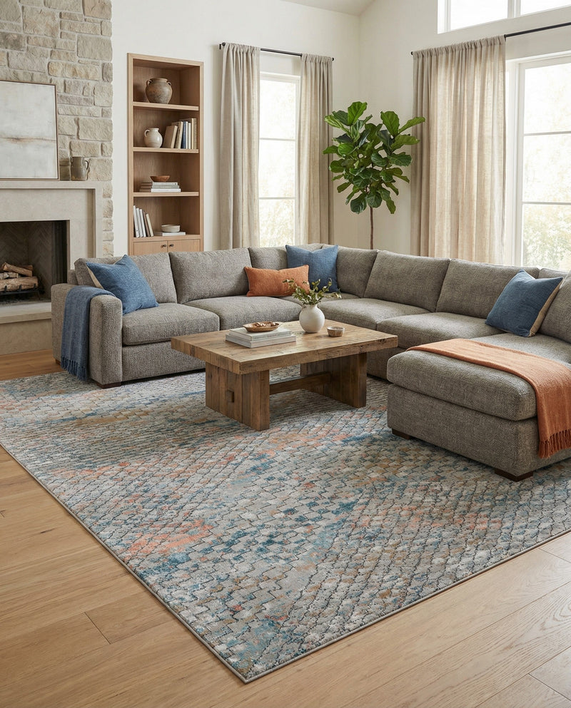 Dresden Elegance Collection Area Rug -  Freiberg Rectangle Multi  lifestyle 24