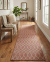 Savannah Pergola Collection Area Rug -  Pavilion (Rust Red) Runner Rust Red  lifestyle 34