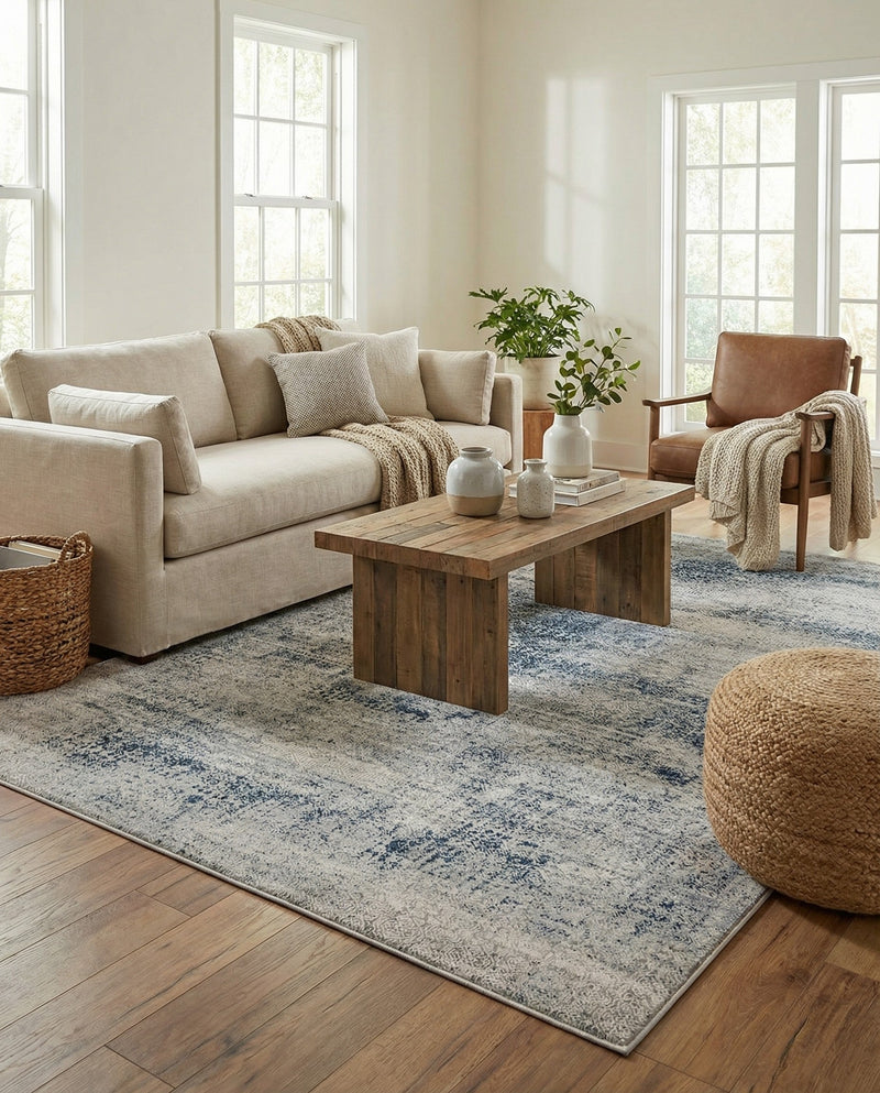 Bloomsbury Elegance Collection Area Rug -  Pimlico Rectangle Blue  lifestyle 12
