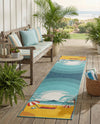 Seaside Haven Rugs Collection Area Rug -  Dockside Runner Multi  lifestyle 69