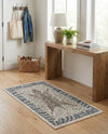 Savannah Sojourn Collection Area Rug -  Masai Rectangle Gray and Ivory  lifestyle 12