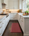 Cozy Mat Collection Area Rug -  Arcadia Rectangle Burgundy Red  lifestyle 20