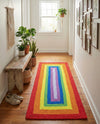 Sunset Isle Wool Braids Collection Area Rug - Paradise Runner Multi  lifestyle 39