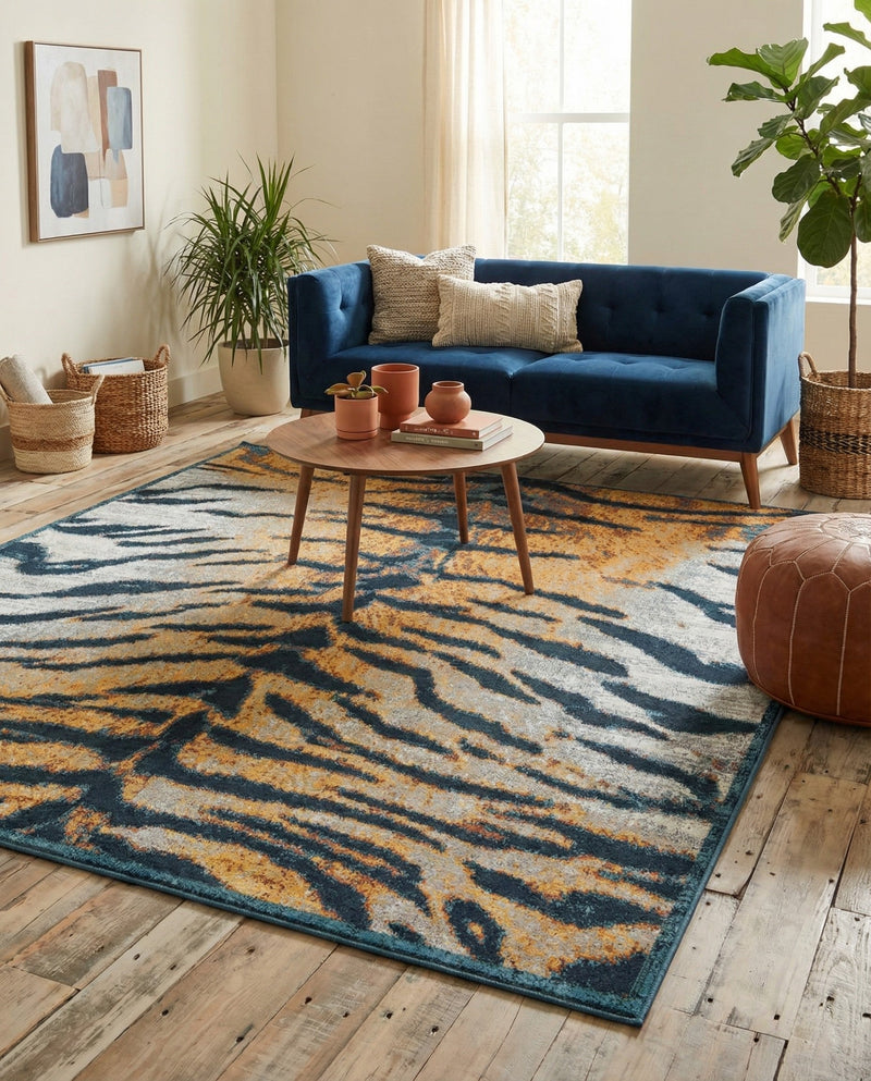 Aegean Elegance Washables Collection Area Rug -  Milos Rectangle Light Brown  lifestyle 21