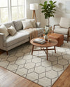 Trellis Mosaic Collection Area Rug - Arborville (Ivory) Rectangle Ivory  lifestyle 5