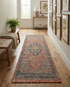 Savannah Threads Collection Area Rug -  Negev Runner Antique Red  lifestyle 43