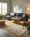 Bloomsbury Elegance Collection Area Rug -  Belgravia Rectangle Yellow  lifestyle 31