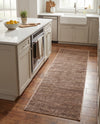 Bloomsbury Elegance Collection Area Rug -  Kensington (Brown) Runner Brown  lifestyle 36