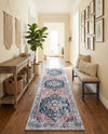 Laguna Sands Collection Area Rug -  Zuma Runner Navy Blue  lifestyle 64
