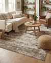 Gobi Sands Collection Area Rug -  Badain Rectangle Cream  lifestyle 27