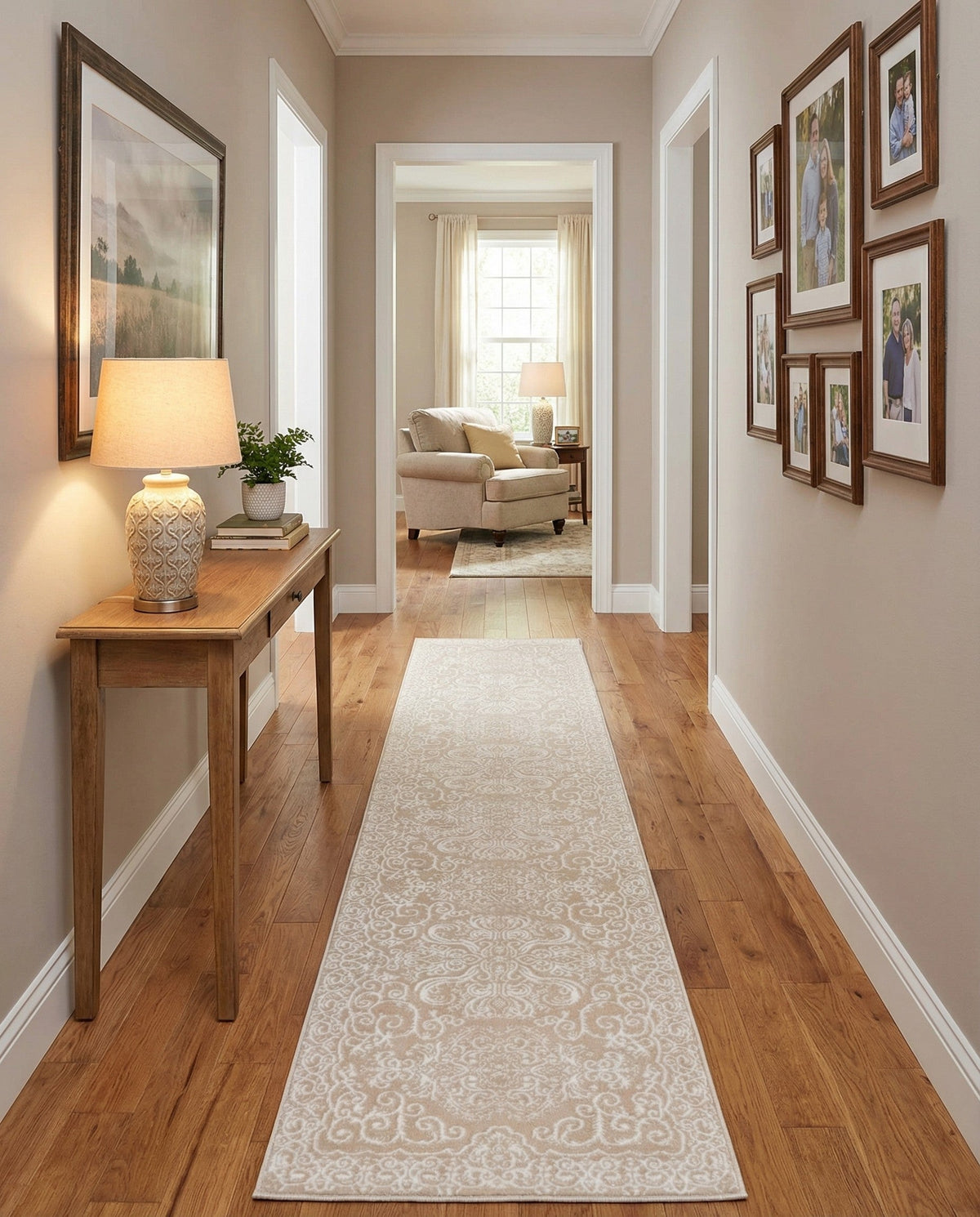 Andes Summit Collection Area Rug -  Lanín Runner Beige  lifestyle 81