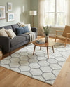 Trellis Mosaic Collection Area Rug -  Pergolatown (Ivory) Rectangle Ivory  lifestyle 6
