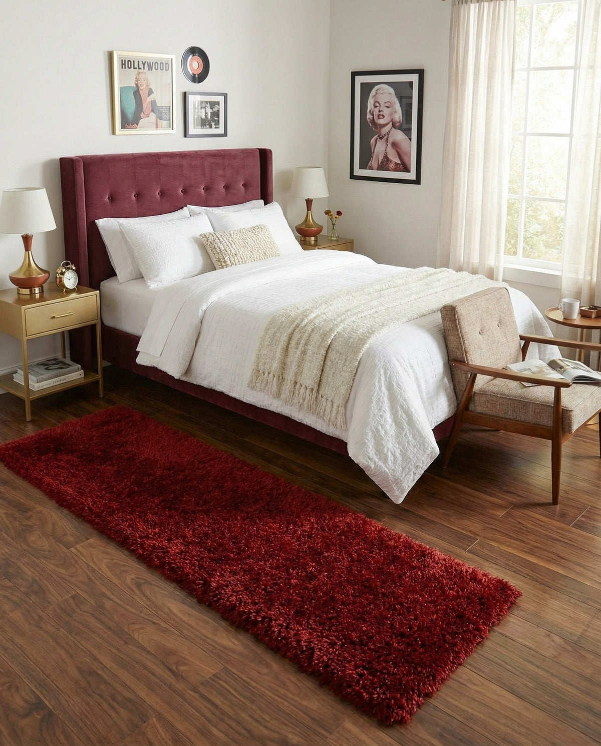 Majestic Manor Collection Area Rug - Versailles (Lipstick) Runner Lipstick  lifestyle 39