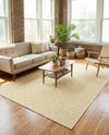 Urban Oasis Rugs Collection Area Rug -  Rooftop (Yellow Ivory) Rectangle Yellow Ivory  lifestyle 17