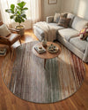 Urban Terrace Collection Area Rug -  Corsica Round Multi  lifestyle 54