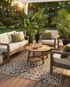 Savannah Escape Collection Area Rug - Serengeti Rectangle Natural  lifestyle 52
