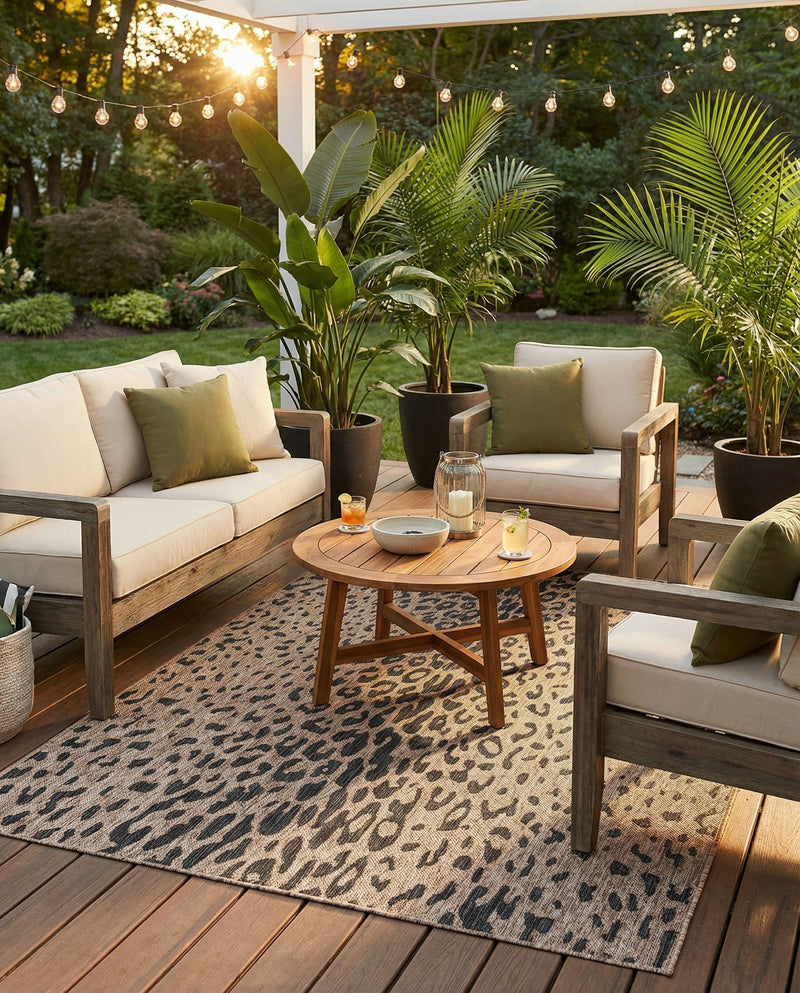 Savannah Escape Collection Area Rug - Serengeti Rectangle Natural  lifestyle 52