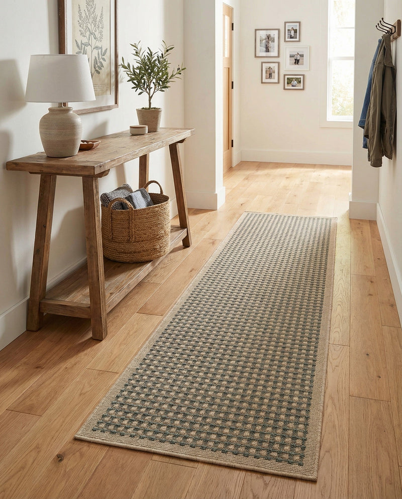 Terrace Fringe Collection Area Rug - Patio Runner Brown  lifestyle 69