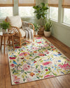 Seaside Blooms Collection Area Rug -  Meadow Rectangle Multi  lifestyle 47