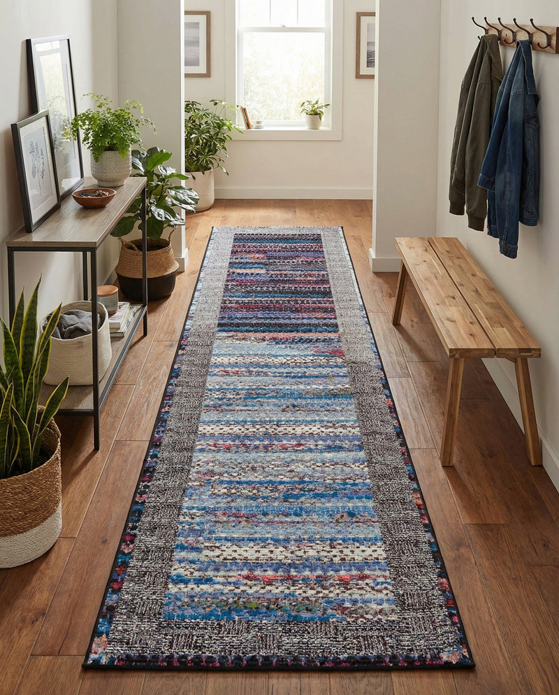 Urban Terrace Collection Area Rug -  Oasis Runner Multi  lifestyle 62