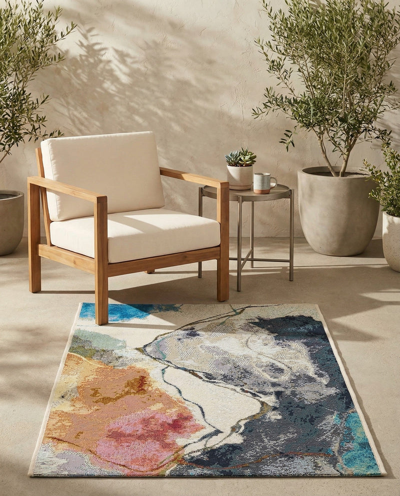 Urban Terrace Collection Area Rug -  Arbor Rectangle Multi  lifestyle 6