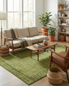Studio Haven Collection Area Rug -  Conservatory (Light Green) Rectangle Light Green  lifestyle 16