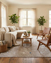 Zagros Shades Collection Area Rug -  Yasuj Rectangle Gray Brown  lifestyle 14