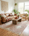 Sahara Chic Collection Area Rug - Marrakech Rectangle Pink  lifestyle 15