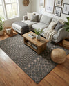 Savannah Pergola Collection Area Rug -  Pergola (Charcoal Gray) Rectangle Charcoal Gray  lifestyle 26