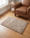 Plush Oasis Collection Area Rug - Serenity (Taupe) Rectangle Taupe  lifestyle 36