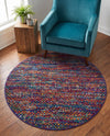Caribbean Cove Collection Area Rug -  Mayreau Round Multi  lifestyle 44