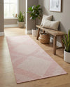 Urban Terrace Collection Area Rug -  Chelsea (Pink) Runner Pink  lifestyle 31