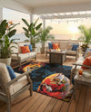Seaside Haven Rugs Collection Area Rug -  Harbor Rectangle Multi  lifestyle 27