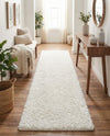 Alpine Plush Collection Area Rug -  Cortina (White) Runner White  lifestyle 40