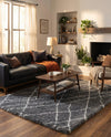 Cozy Haven Shag Collection Area Rug - Serenity (Pebble Gray) Rectangle Pebble Gray  lifestyle 4