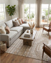 Cascade Range Collection Area Rug - Hood (Ivory) Rectangle Ivory  lifestyle 16