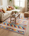 Bahama Breeze Outdoor Collection Area Rug -  Bimini Rectangle Pink  lifestyle 54
