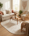 Andes Summit Collection Area Rug -  Pichincha Oval Snow White  lifestyle 63