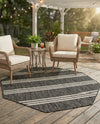 Urban Oasis Rugs Collection Area Rug -  District (Charcoal) Octagon Charcoal  lifestyle 35