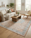 Heritage Elegance Collection Area Rug -  Windsor (Light Brown) Rectangle Light Brown  lifestyle 14
