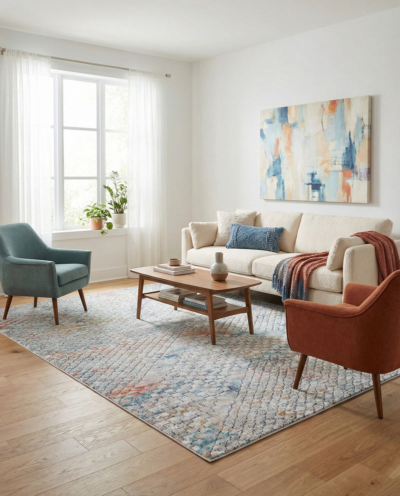 Dresden Elegance Collection Area Rug -  Freiberg Rectangle Multi  lifestyle 12