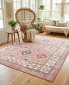 Copenhagen Comfort Collection Area Rug -  Sønderborg Rectangle Rose  lifestyle 6