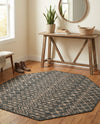 Savannah Pergola Collection Area Rug -  Pergola (Charcoal Gray) Octagon Charcoal Gray  lifestyle 91