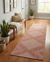 Urban Terrace Collection Area Rug -  Chelsea (Rust Red) Runner Rust Red  lifestyle 81